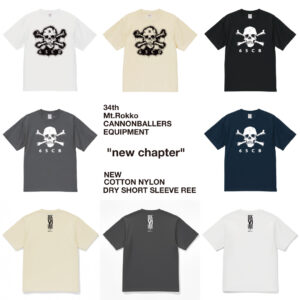 【受注生産商品】34th DRY MIX SHORT SLEEVE TEE "new chapter"