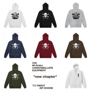 【受注生産商品】34th 10.0oz T/C ZIP Hoodie "new chapter"