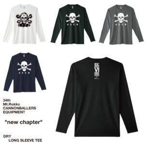 【受注生産商品】34th DRY LONG SLEEVE TEE "new chapter"