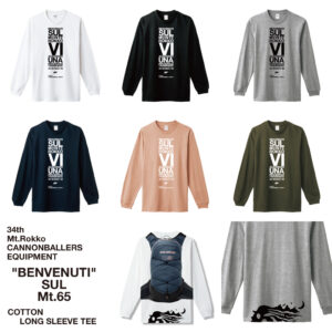 【受注生産商品】34th COTTON LONG SLEEVE TEE "BENVENUTI"