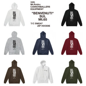 【受注生産商品】34th 10.0oz T/C ZIP Hoodie "BENVENUTI"